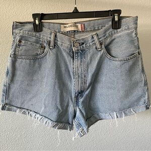 Levi's 550 Blue Jean Shorts Relaxed Fit - Size 34